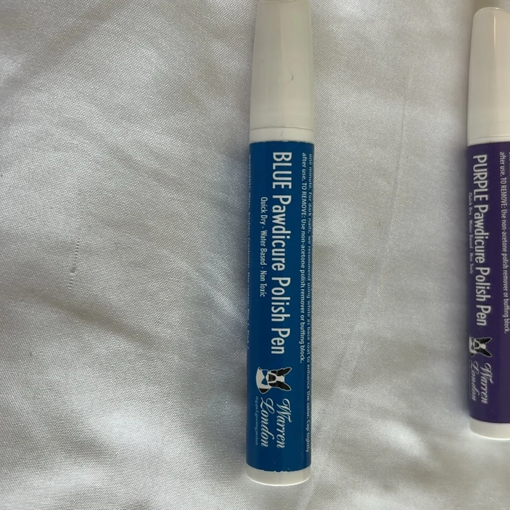 Warren London Pawdicure Polish Pen Set of 3 Colors (Pink, Purple, Blue)
